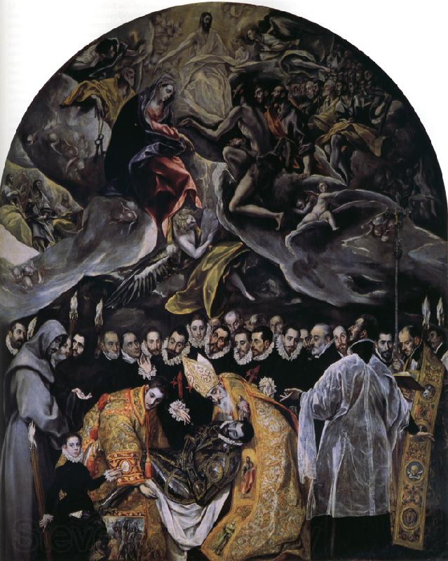 El Greco Burial of the Cout of Orgaz Spain oil painting art